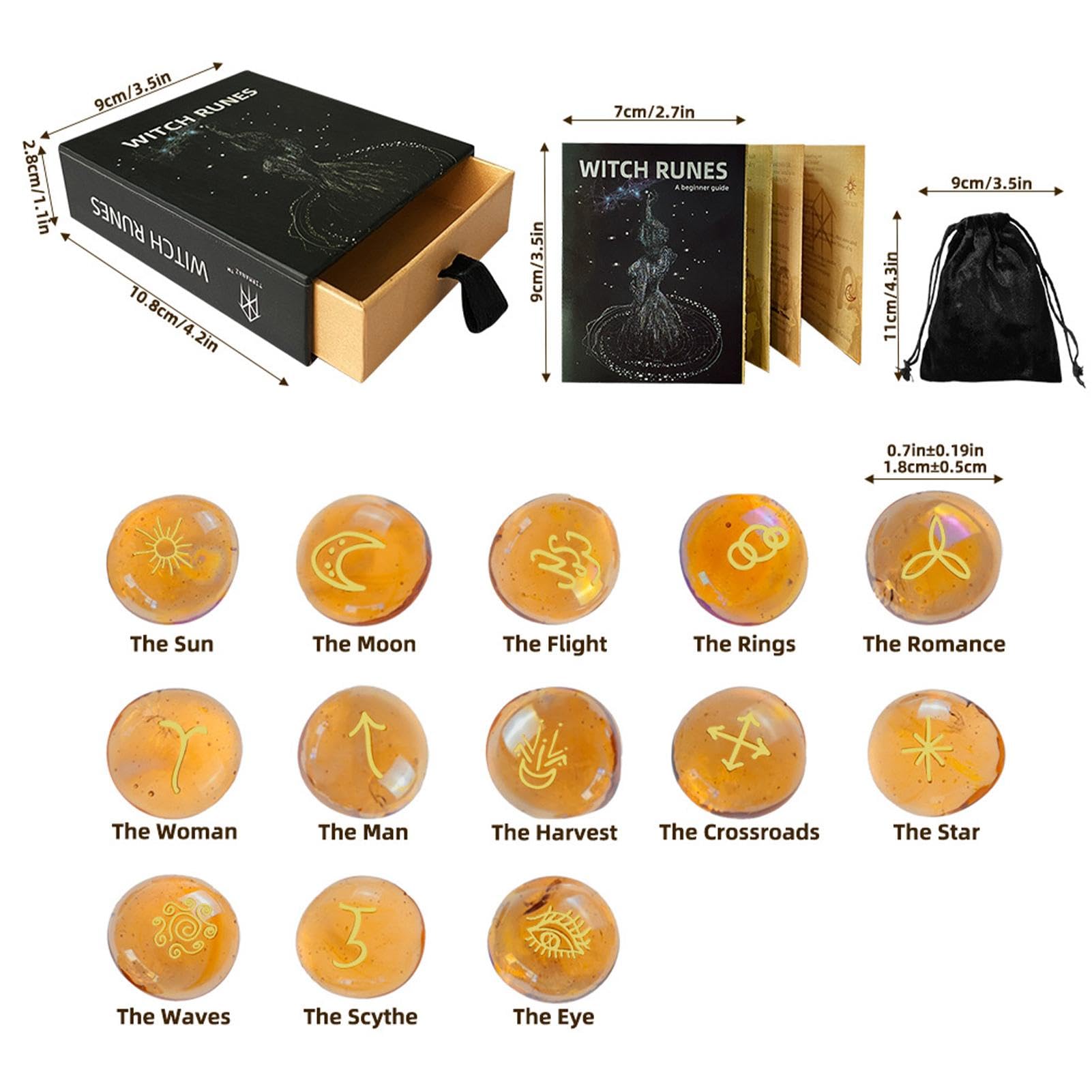 Witches Runes ルーンカードセット Amazon.co.jp: Patonde 魔女のルーン、ルーンセット | ウィッチルーン